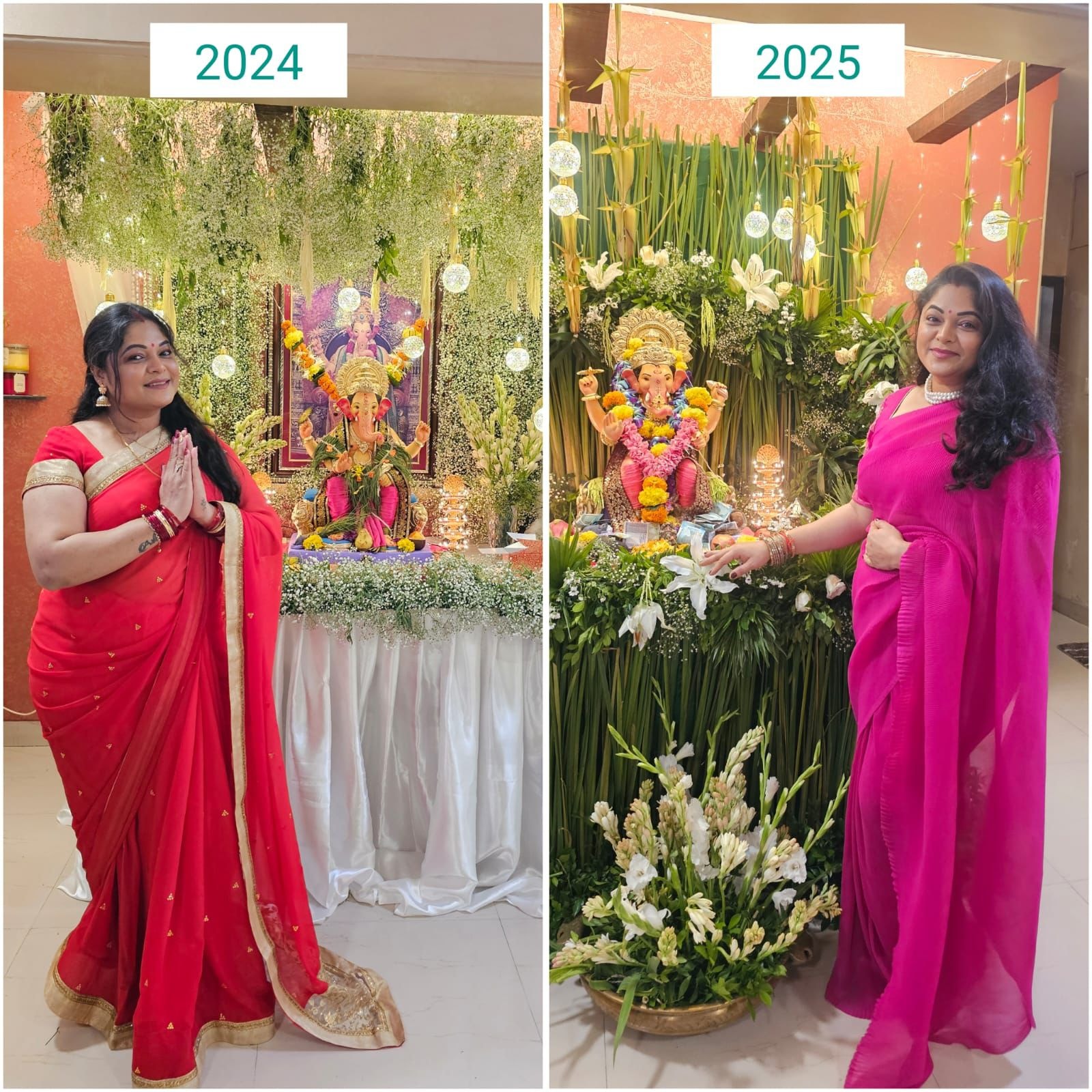 Durga Pandey before and after transformation photo